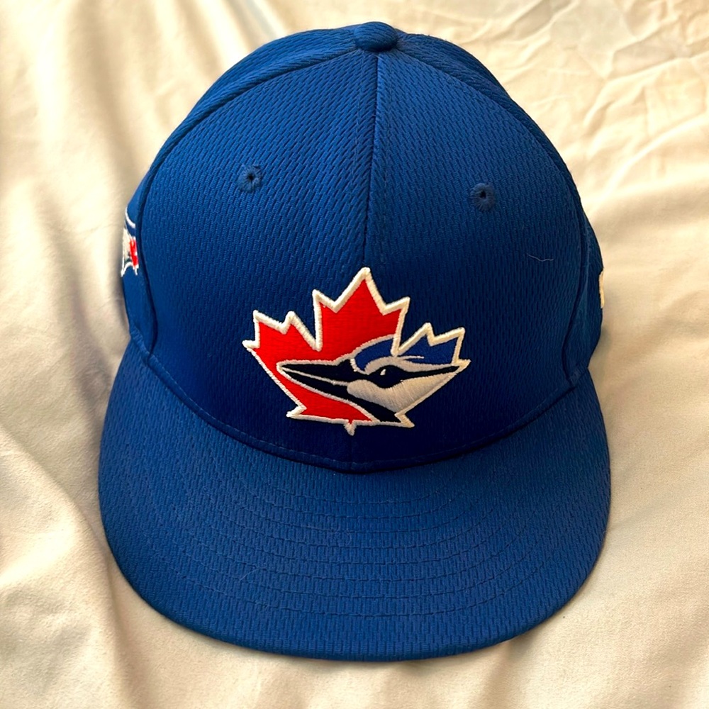 New Era Spring Training Toronto Blue Jays Fitted Hat Size 7 1/8